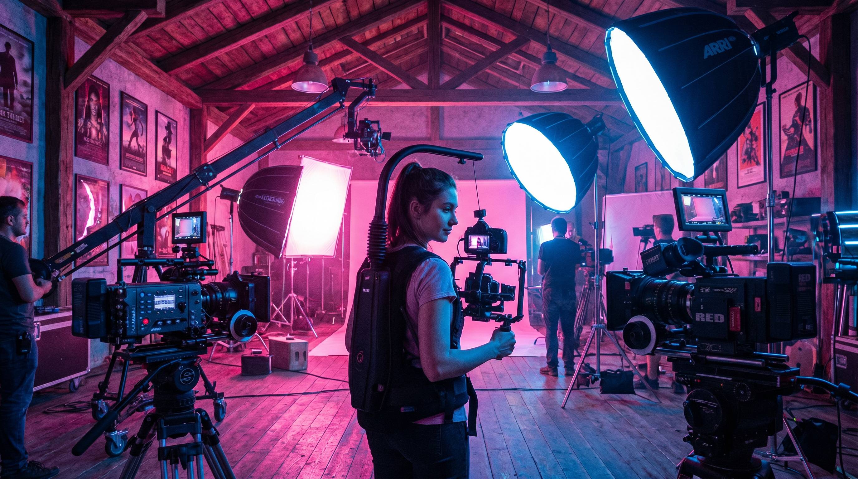 每日大赛视频演示：专业影棚布光与拍摄技巧